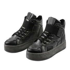 Stivaletti isolati su Riverview nero grigio 2