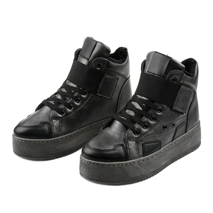 Stivaletti isolati su Riverview nero grigio 2