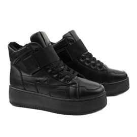 Stivali neri isolati di Riverview nero 1