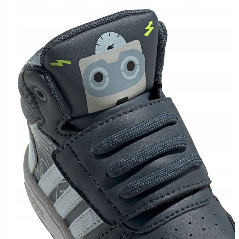Scarpe Adidas Hoops Mid 2.0 I Jr FW4925 bianco grigio 2
