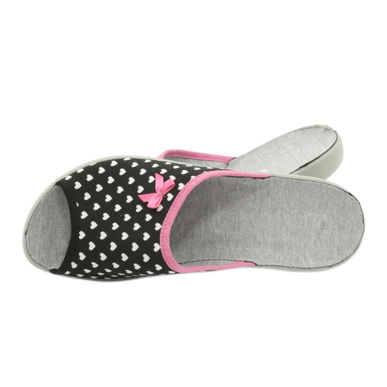 Scarpe da donna Befado pu 254D108 bianca nero rosa 5