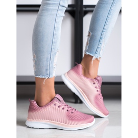 Bona Sneakers sportive leggere viola rosa 1