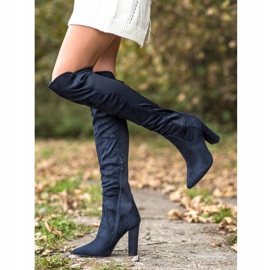 Sweet Shoes Stivali Alti In Spitz blu navy blu 1