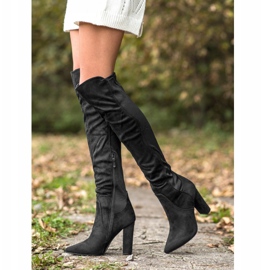 Sweet Shoes Stivali Alti In Spitz nero 2