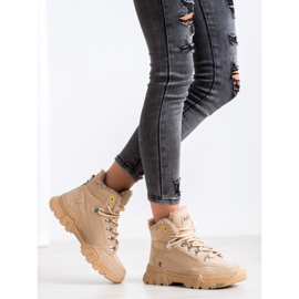 Kylie Cacciatori di pelli di pecora beige 2