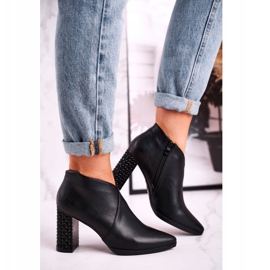 Stivali da donna sul post Sergio Leone nero BT497 2