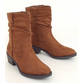 Camel 3345 Stivali cammello con tacco basso marrone 1