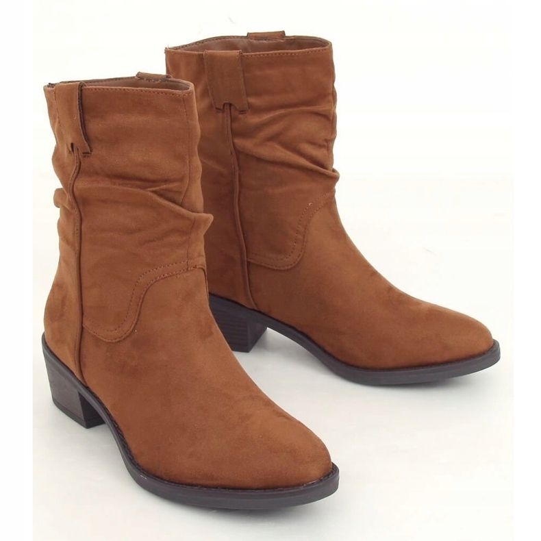 Camel 3345 Stivali cammello con tacco basso marrone 1