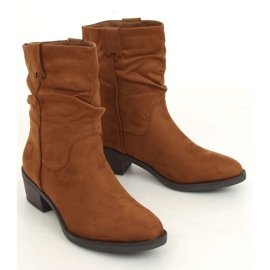 Camel 3345 Stivali cammello con tacco basso marrone 2