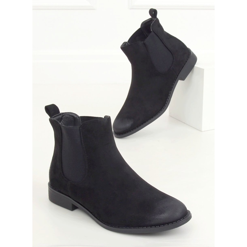 Stivaletti Chelsea neri da donna 8310 Black nero 1
