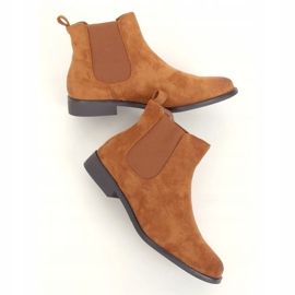 Camel 8310 Stivaletti Chelsea da donna color cammello marrone multicolore 1