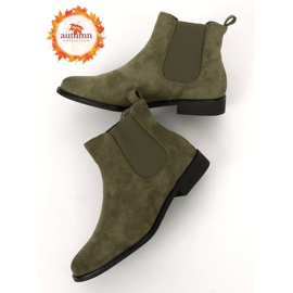 Stivaletti Chelsea verdi da donna 8310 Verde 1