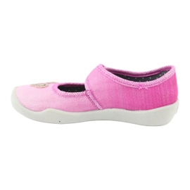 Scarpe per bambini Befado 123X038 rosa d'argento 2