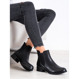 Kayla Stivali casual con stampa serpente nero 2