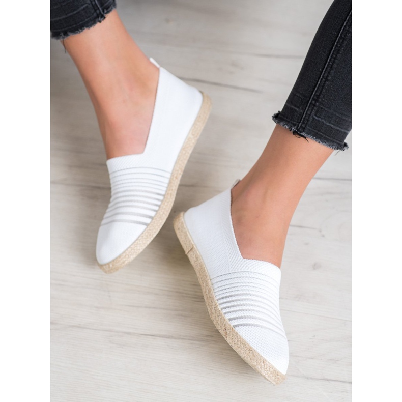 MCKEYLOR Espadrillas Slipony bianca 2