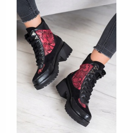 Groto Gogo Rock Workers in pole nero rosso 1