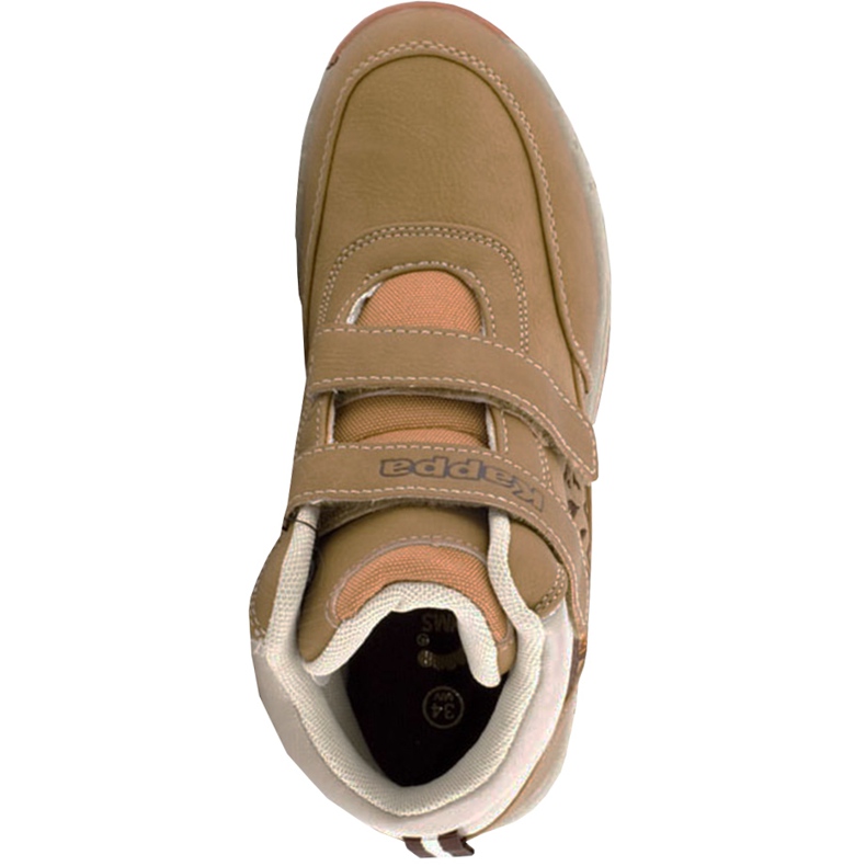 Kappa Bright Mid K scarpe da bambino marrone chiaro 260239K 4141 1