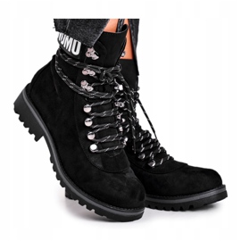 Evento Stivali in legno High Black 9BT35-1331 Black Popsi nero 3