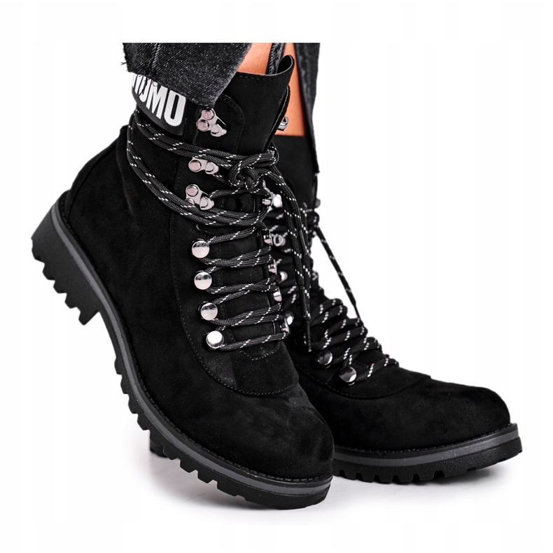 Evento Stivali in legno High Black 9BT35-1331 Black Popsi nero 3