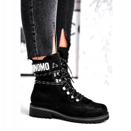 Evento Stivali in legno High Black 9BT35-1331 Black Popsi nero 2