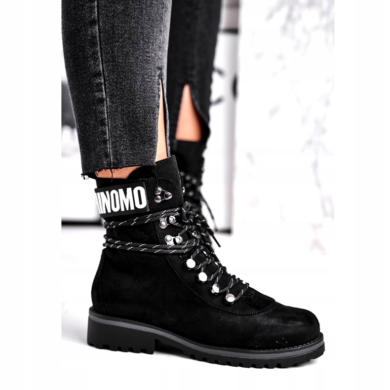 Evento Stivali in legno High Black 9BT35-1331 Black Popsi nero 2