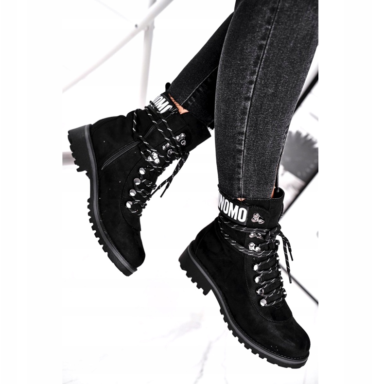 Evento Stivali in legno High Black 9BT35-1331 Black Popsi nero 1