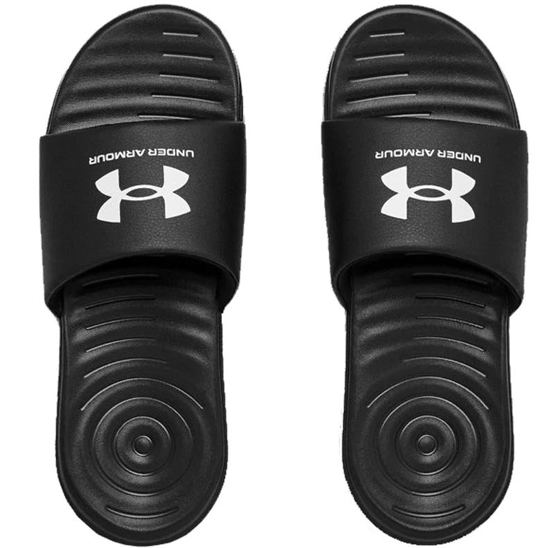 Under Armour Ansa Fix Sl ciabatte da uomo nere e bianche 3023 761 004 nero nero 1