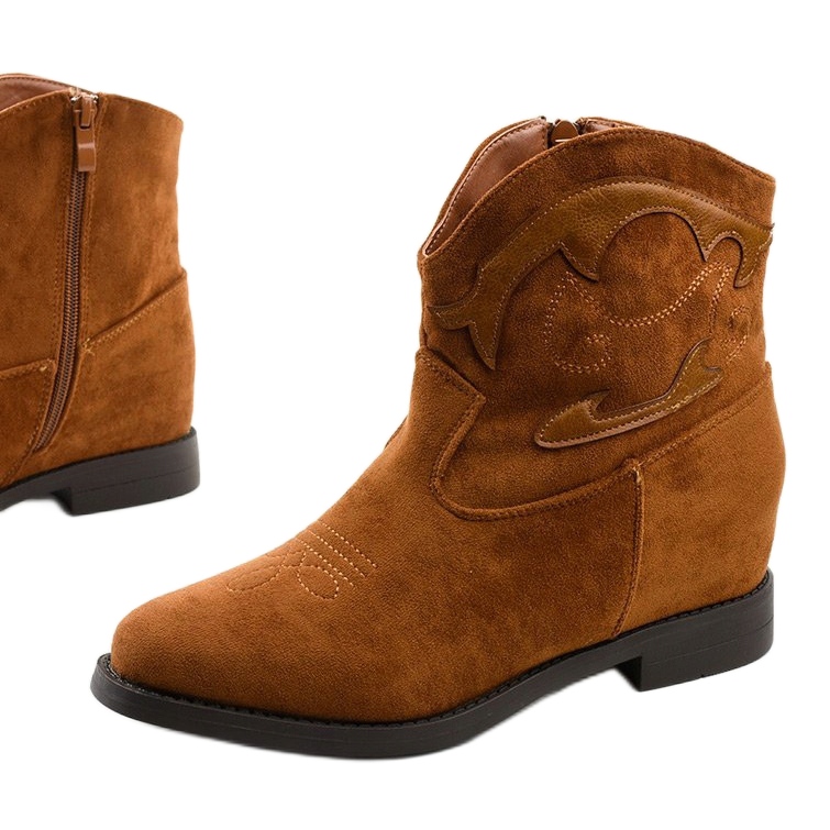 Stivali da cowboy marroni Fourmaney caldi marrone 1