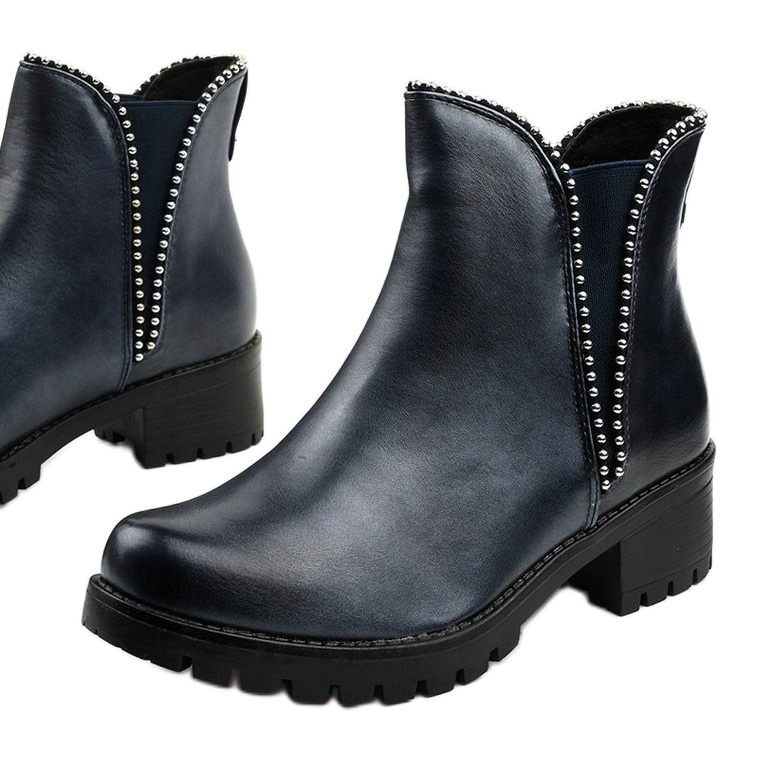 Stivali imbottiti blu navy di Nilandia 1
