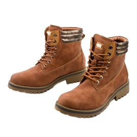 Stivali allacciati cammello, imbottiti Halitta marrone multicolore 2