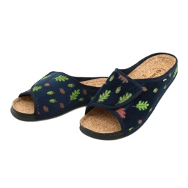 Scarpe da donna Inblu 155D115 blu navy verde 3