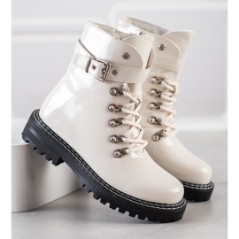 SDS Trappers laccati alla moda bianco 2