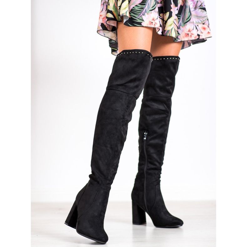 Balada Stivali sopra il ginocchio eleganti nero 1