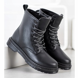 SHELOVET Stivali in ecopelle nero 1