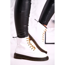 Stivali da donna Stivali in pelle Bianco GOE GG2N3057A bianca 2