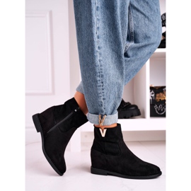 FG1 Stivaletti Donna Scamosciato Nero Vanya 2