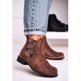 Stivaletti Donna Stivaletti Jodhpur Suede Marrone Meagan 1