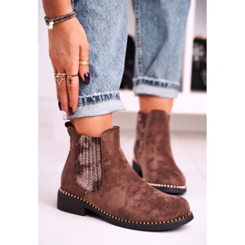 Stivaletti Donna Stivaletti Jodhpur Suede Marrone Meagan 2