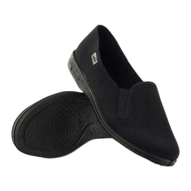 Pantofole slip-on Befado 001M060 nere nero 3