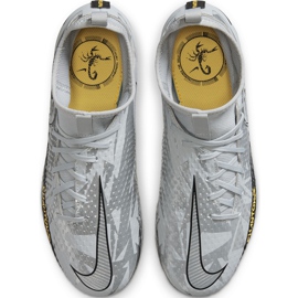 Nike Phantom Gt Scorpion Academy Dynamic Fit FG / MG Junior DA2287 001 scarpe da calcio grigio argento grigio 1