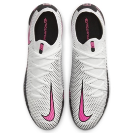Scarpa da calcio Nike Phantom Gt Pro Fg CK8451 160 bianco, nero, rosa bianca 1