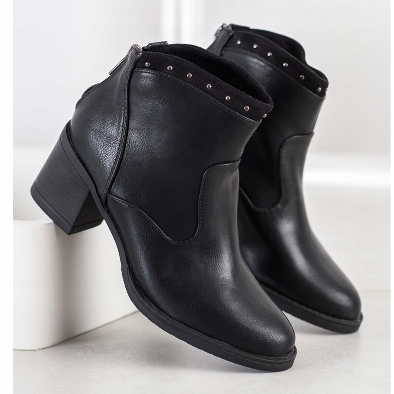 Kylie Stivali casual in ecopelle nero 2