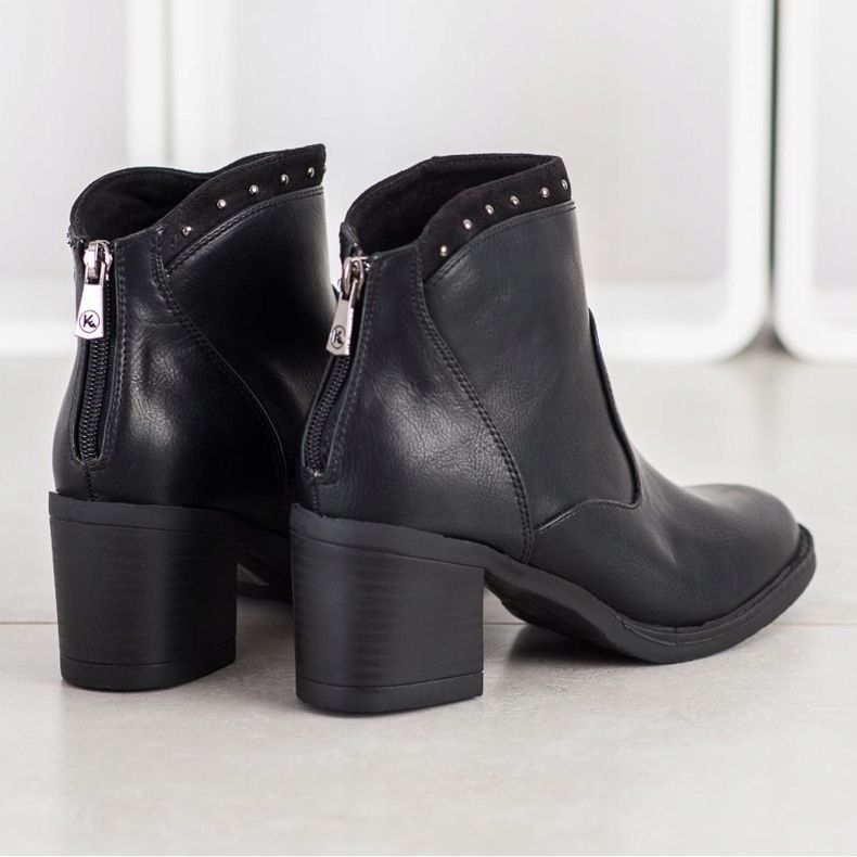 Kylie Stivali casual in ecopelle nero 1
