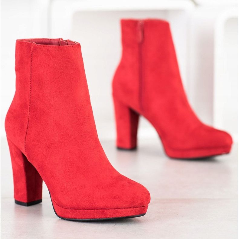 Seastar Stivali Con Tacchi Alti rosso 1