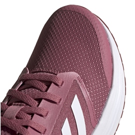Scarpe running da donna adidas Galaxy 5 bordeaux FW6124 bianco rosso 2