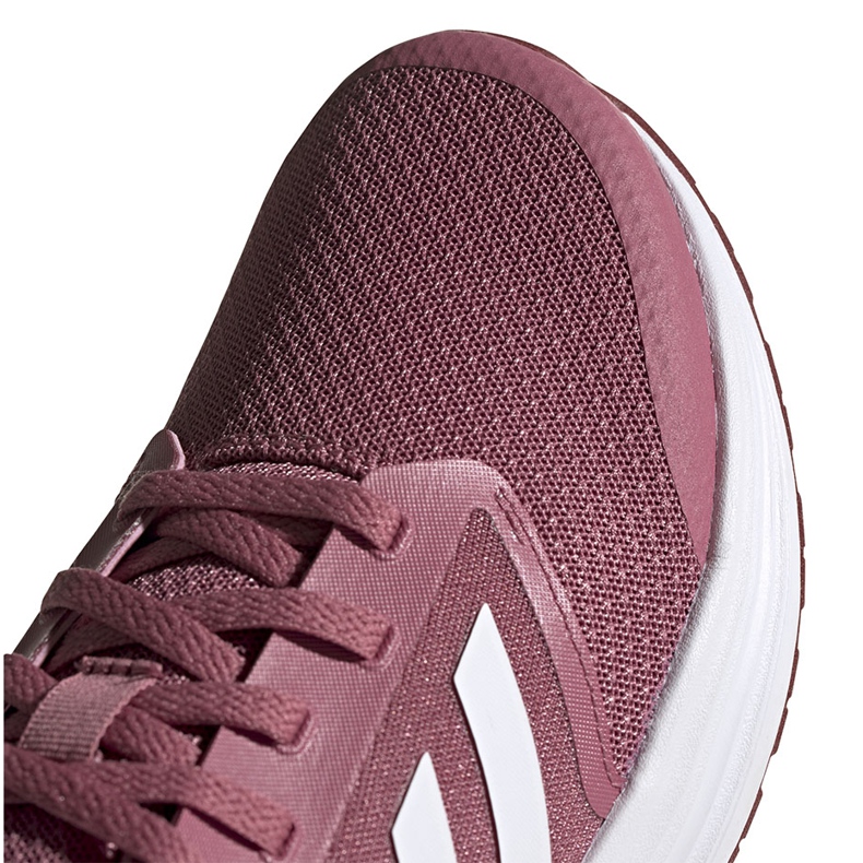 Scarpe running da donna adidas Galaxy 5 bordeaux FW6124 bianco rosso 2