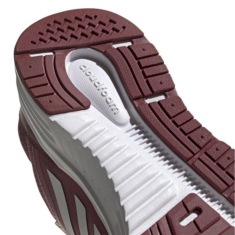 Scarpe running da donna adidas Galaxy 5 bordeaux FW6124 bianco rosso 4