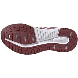 Scarpe running da donna adidas Galaxy 5 bordeaux FW6124 bianco rosso 5