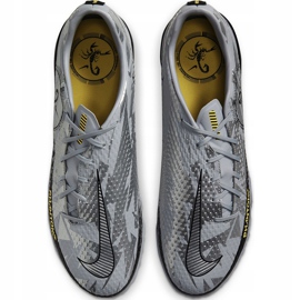 Nike Phantom Gt Scorpion Academy Dynamic Fit Tf DA2263 001 scarpe da calcio argento argento 1