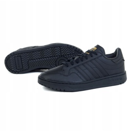 Scarpe Adidas Team Court Jr EF6808 nero verde 1